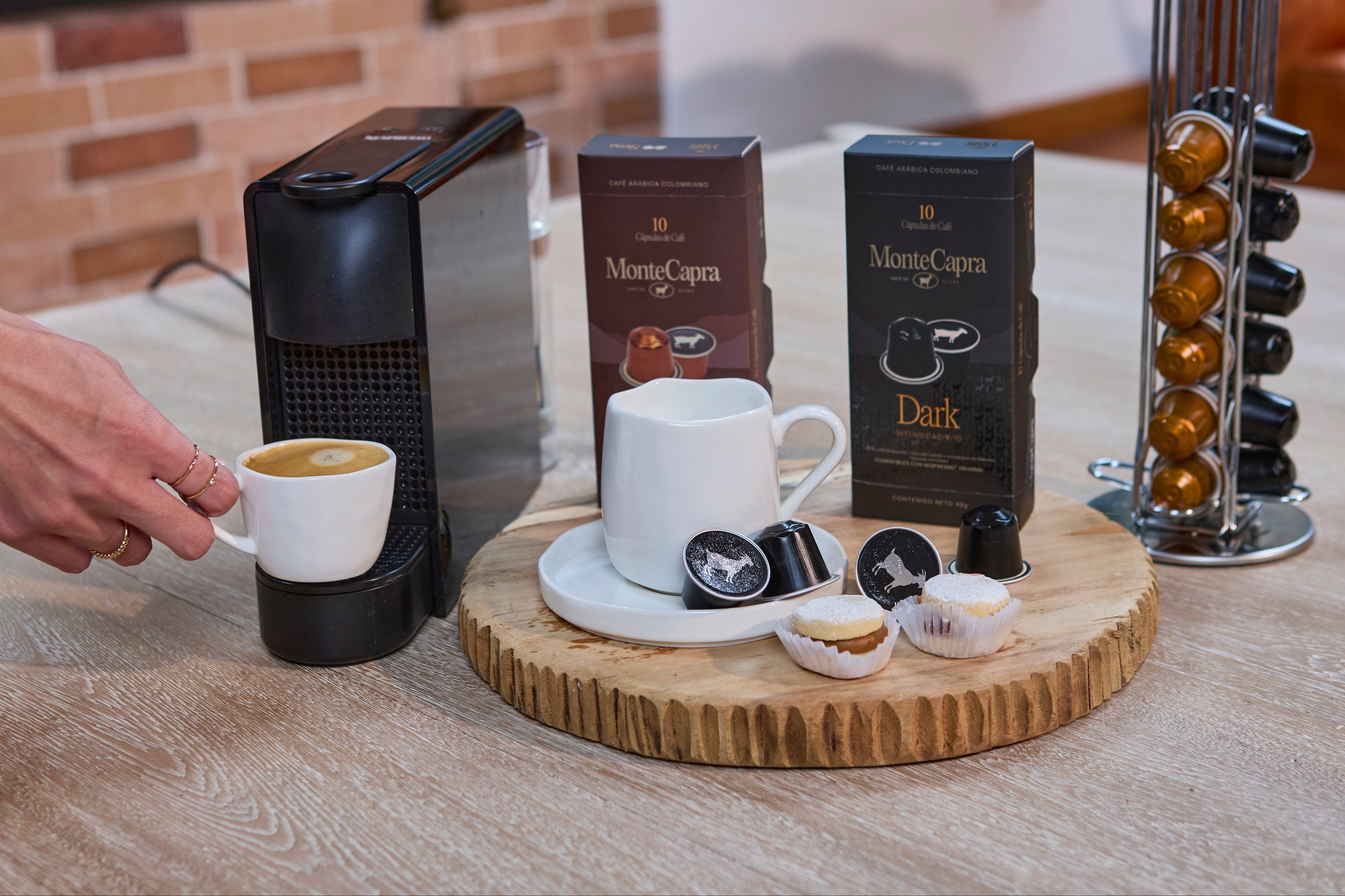 Cápsulas para máquinas
Tipo Nespresso®* Originales
