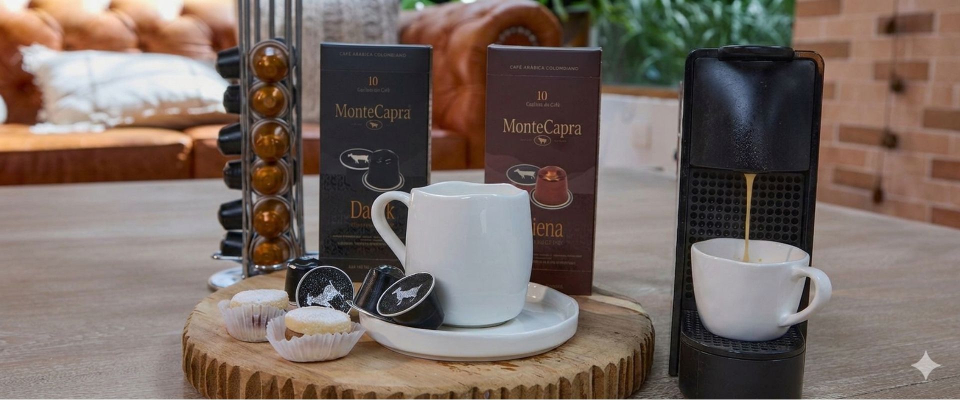 Café de Colombia <br>en cada cápsula